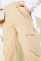 Paça Lastikli Zincirli Kargo Pantolon Camel 48435602