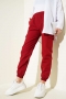 Paça Lastikli Zincirli Kargo Pantolon Bordo 48435602