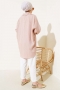 Önü Bağlamalı Krinkıl Kimono Bej 68877187