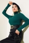 Fitilli Balıkçı Yaka Triko Kazak Nefti 49935728