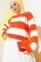 İncili Triko Crop Kazak Oranj Kemik 62154495