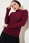 Yarım Balıkçı Fitilli Body Bordo 48398444