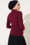Yarım Balıkçı Fitilli Body Bordo 48398444