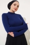 Yarım Balıkçı Fitilli Body Lacivert 48398444