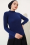 Yarım Balıkçı Fitilli Body Lacivert 48398444