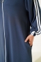 Kapüşonlu Uzun Tunik İkili Takım Füme 86437696