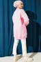 Ayıcıklı Üç İplik Sweatshirt Pembe 55631179