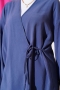 Yandan İp Bağcıklı Kimono İkili Takım İndigo 04747581
