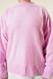 Kare Desenli Triko Kazak Pembe 80236918
