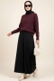 Salaş Yumoş Triko Kazak Bordo 92924737