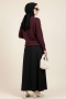 Salaş Yumoş Triko Kazak Bordo 92924737