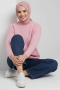 Salaş Yumoş Triko Kazak Pembe 92924737