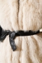 Lolita Peluş Kuşaklı Yelek Bej 57706637