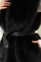 Lolita Peluş Kuşaklı Yelek Siyah 57706637