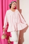 Tünelli Büzgülü Kimono Pembe 57276631