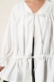 Tünelli Büzgülü Kimono Beyaz 57276631